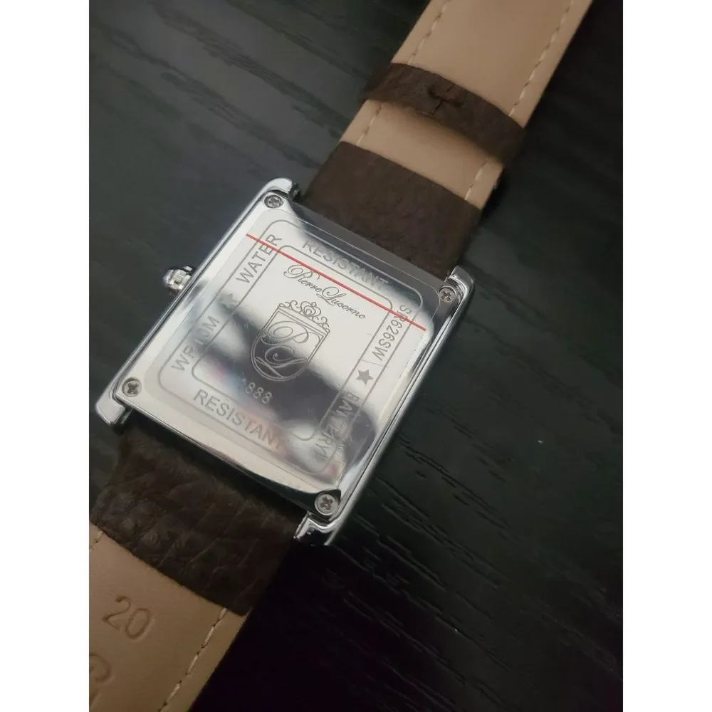 NEW Pierre Lucerne 1888 Must Tank Style Swiss Inspired‎ Classic Men's Watch